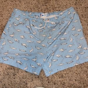 Bermies Shark Swim Trunks